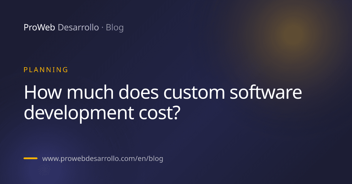 Article cover: How much does custom software development cost?