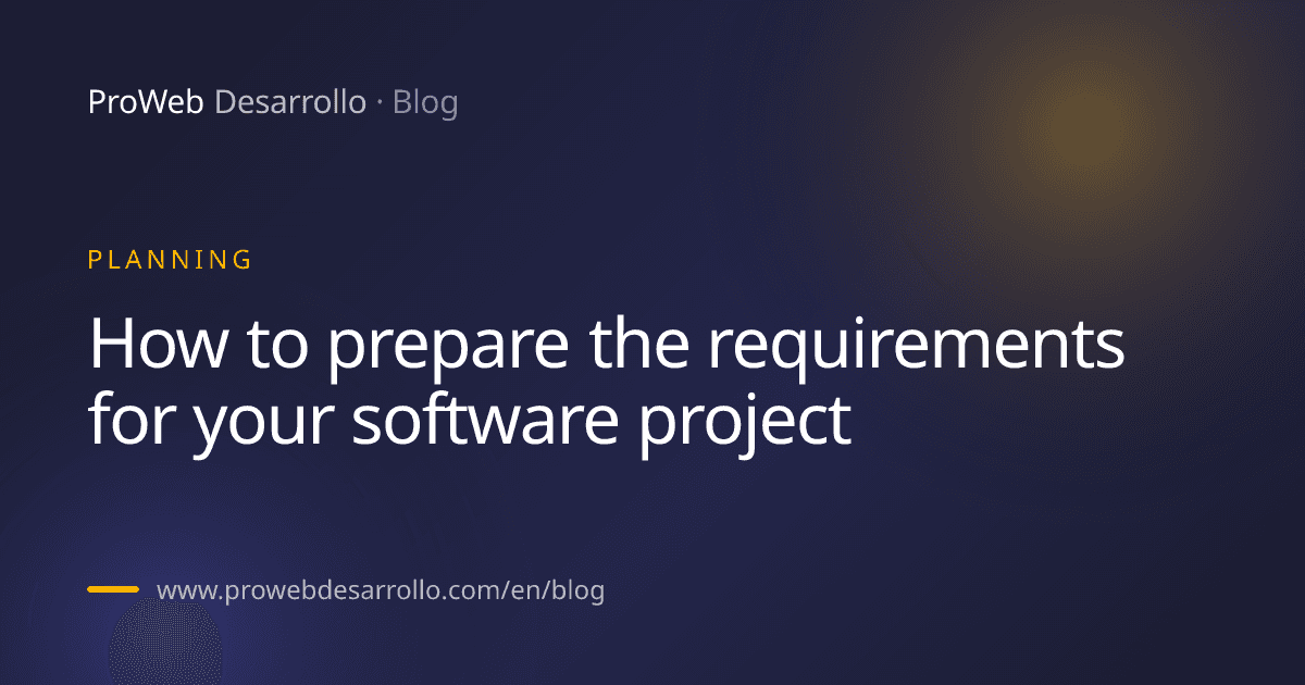 Article cover: How to prepare the requirements for your software project