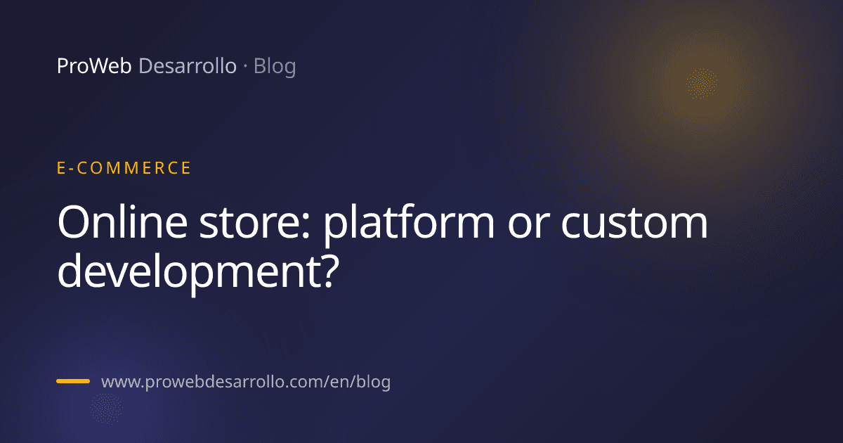 Article cover: Online store: platform or custom development?